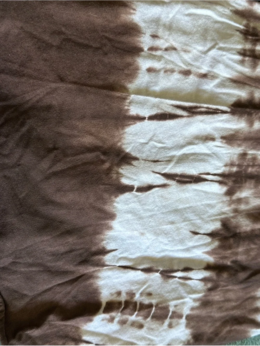 Tryst Brown and White Tie-Dye Maxi Skirt - Picture 5 of 5